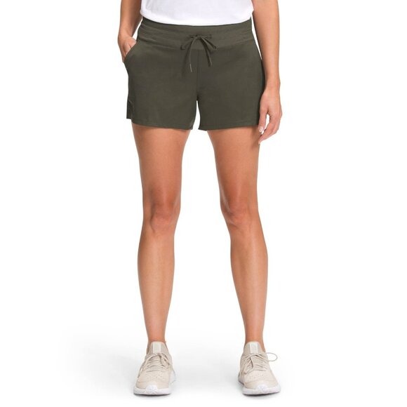 THE NORTH FACE Women's Aphrodite Motion Short Athletic Running Shorts Green XL - Picture 1 of 11